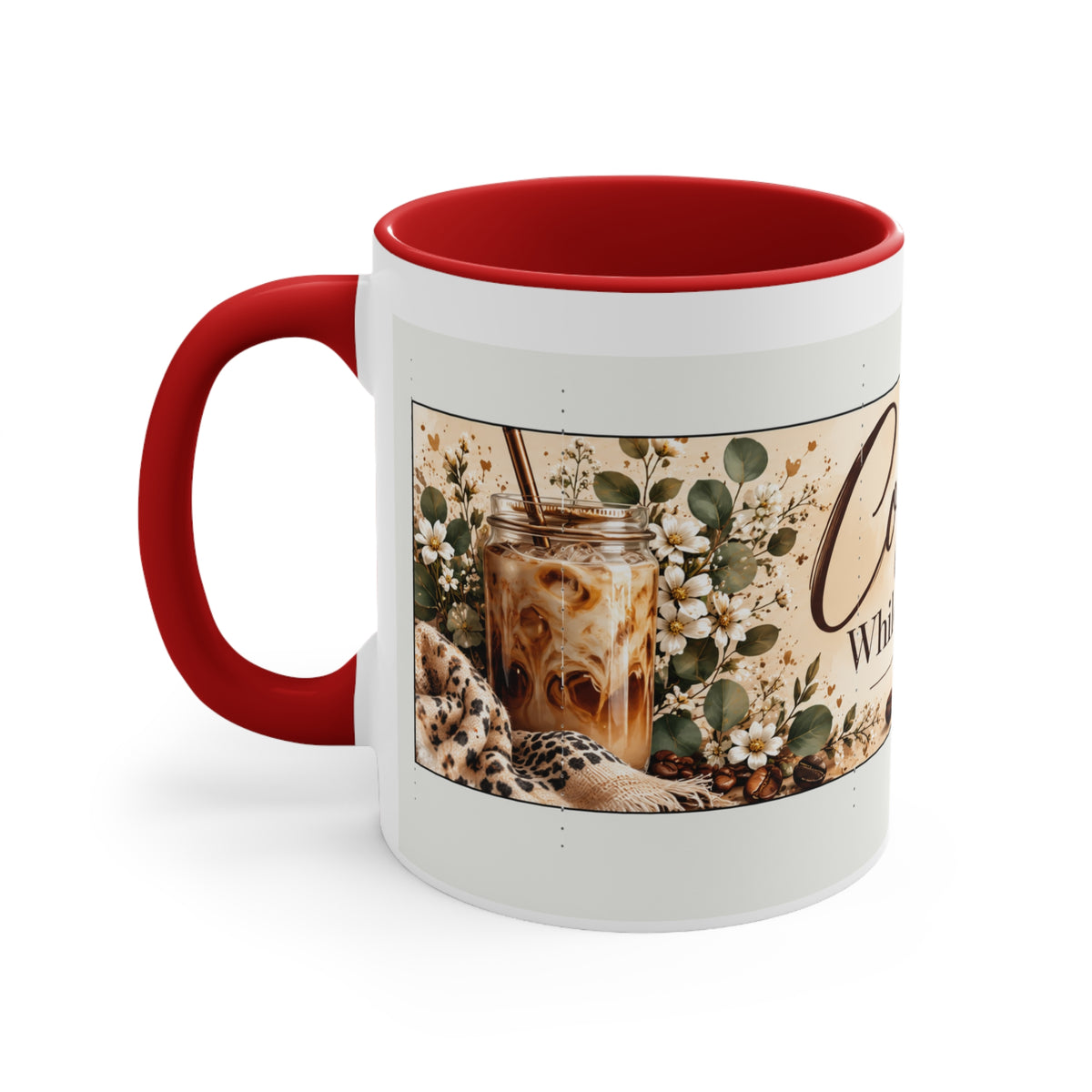 Coffee While We Talk Accent Mug