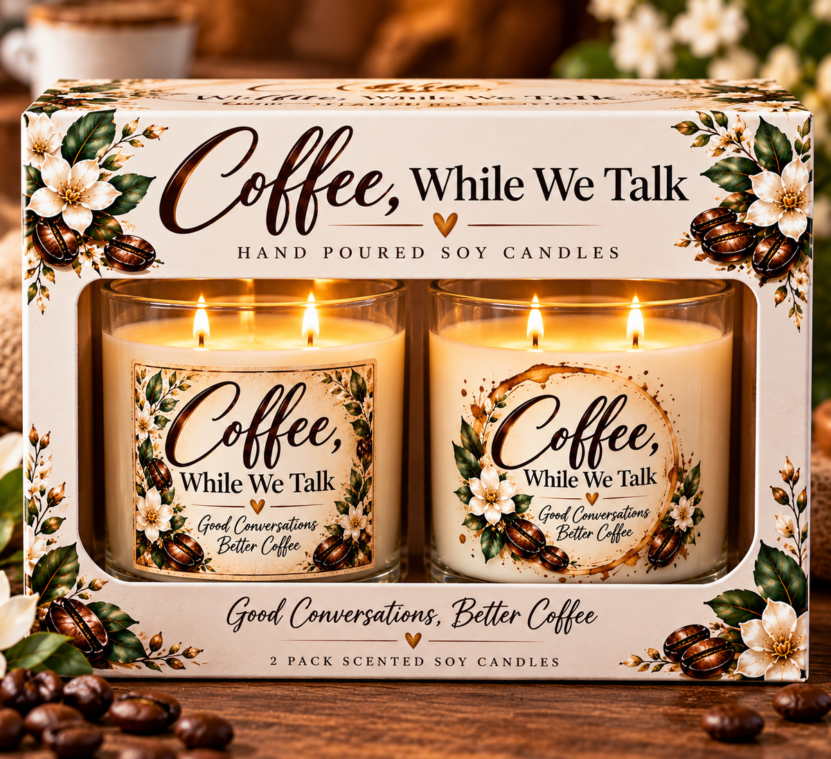 Coffee While We Talk Candle Set