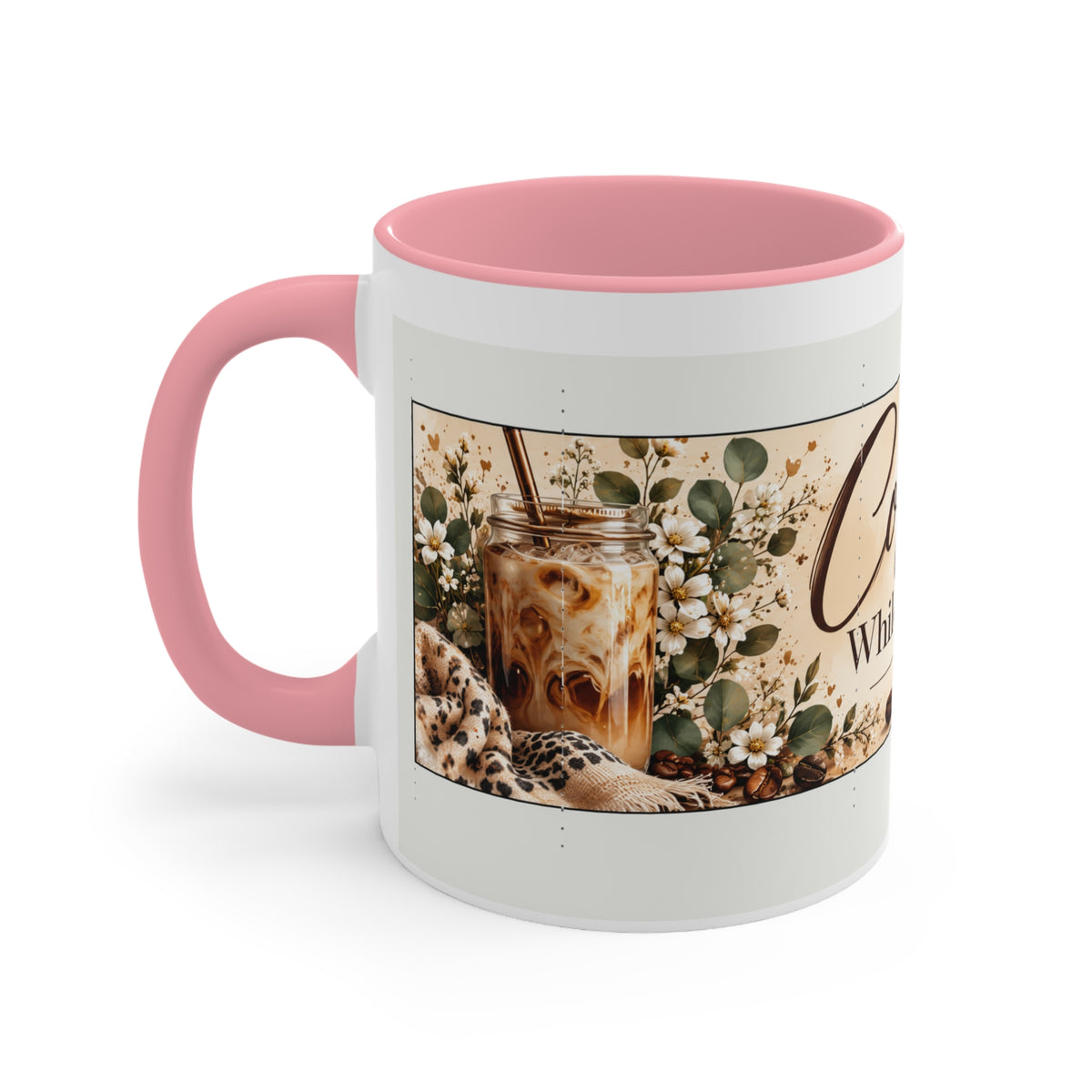 Coffee While We Talk Accent Mug